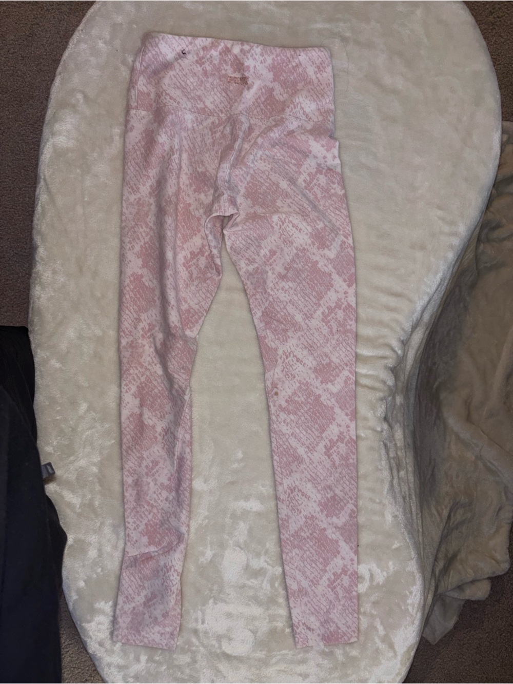 PINK Victoria's Secret Pink Snake-Print Leggings